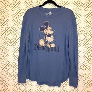 Disneyland Retro‎ Mickey Mouse T-Shirt Earidescent Blue Theme Park Disneybound